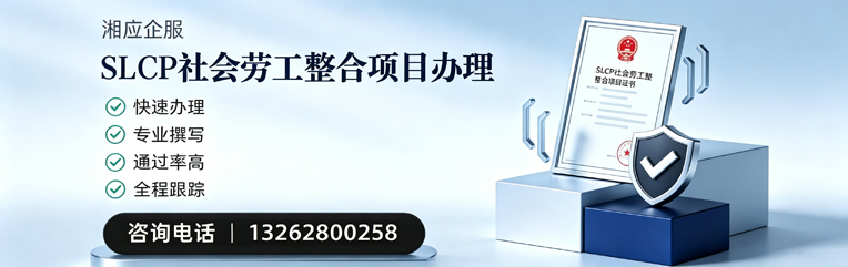 辽宁SLCP社会劳工整合项目申报服务