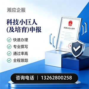 辽宁科技小巨人及培育企业申报服务